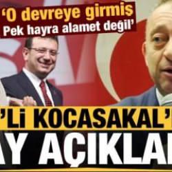CHP'li Kocasakal'dan olay 'İmamoğlu' a&ccedil;ıklaması: Pek hayra alamet değil, kaygılıyım!