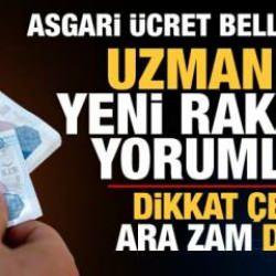 Cumhurbaşkanı Erdoğan açıkladı, uzmanlar asgari ücreti yorumladı! İşte, 2023'teki rakama dair görüşler