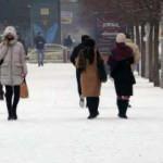 Erzurum'da yoğun kar yağışı