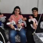 İzmir’de 7 yıllık çocuk özlemleri, dördüzlerle son buldu!