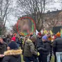 İsveç'te PKK/YPG destekçileri, yine Başkan Recep Tayyip Erdoğan'ı hedef aldı!