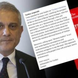 Türkiye’nin Londra Büyükelçisi Ümit Yalçın'dan İngiliz The Economist'e cevap: Küstahlık