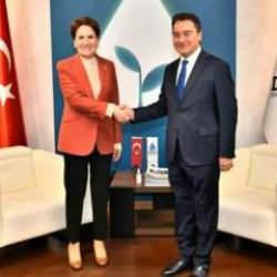 Akşener ile Babacan arasında basına kapalı 2 saatlik görüşme!