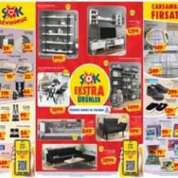 ŞOK 1 Şubat 2023 Akt&uuml;el Kataloğu Fiyatları! Koltuk takımı, halı, mutfak masası, z&uuml;ccaciye