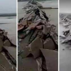 Hatay'da deprem sonrası havalimanı pisti yarıldı