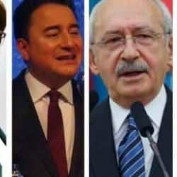 Kılıçdaroğlu, Akşener, Davutoğlu ve Babacan'dan açıklama