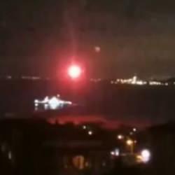 Marmara Denizi'ndeki ışıklı cisim işaret fişeği &ccedil;ıktı