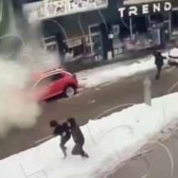 Afşin'de deprem anı KGYS kameralarında