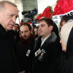 Cumhurbaşkanı Erdoğan, Deniz Baykal'ın cenaze t&ouml;renine katıldı
