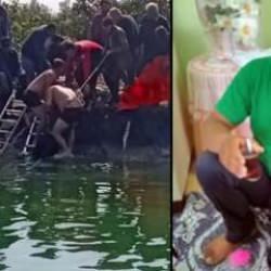 Tarımsal sulama havuzuna tamirata gelen gencin acı &ouml;l&uuml;m&uuml;