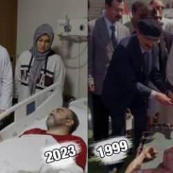 Yıllar sonra ortaya &ccedil;ıktı... Ecevit'in 1999 Depremi sırasında depremzedelerle olduğu kare