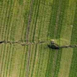 Depremin şiddeti havadan görüntülendi! Kilometrelerce uzunlukta