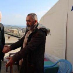 Nihat Hatipoğlu&rsquo;ndan depremzedelere moral ziyareti