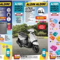A101 Akt&uuml;el 17 Mart 2023 Kataloğu! Katlanır yatak, 125cc scooter, buzdolabı, bulaşık makinesi, gıda
