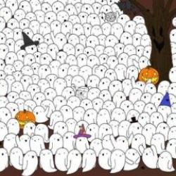 Zaman girdabı zeka testi: Hayaletler arasındaki kutup ayısını 12 saniyede bulan kendine dâhi diyebilir!