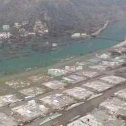 Yusufeli Barajı'nın suları ilçenin sanayi sitesine ulaştı