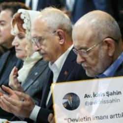 6'lı koalisyon takiyeyi de beceremiyor… Akşam iftar masası, sabah iman karalaması!