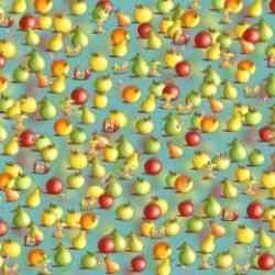 Gözlük gerektiren zeka testi! Bir tek yüksek zekalılar 7 saniyede meyvelerin içindeki limonu görüyor