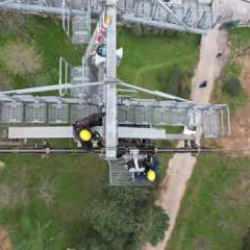 Uludağ'da 165 metre y&uuml;ksekte &ouml;l&uuml;mle burun buruna mesai!