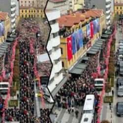 CHP'nin Trabzon mitingine dair montajlı fotoğraf sosyal medyanın dilinde