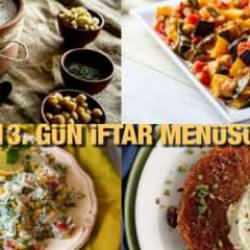 İftar menüleri 2023: 13. Gün iftar menüsü