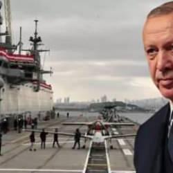 Erdoğan: TCG Anadolu kendi alanında dünyanın ilk savaş gemisidir