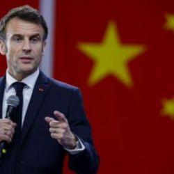 Macron'dan Tayvan uyarısı: ABD'nin ipiyle kuyuya inilmez