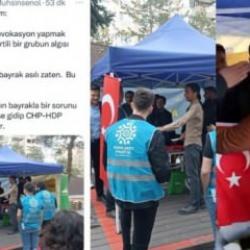 Memleket Partisi'nden H&Uuml;DA PAR standında provokasyon