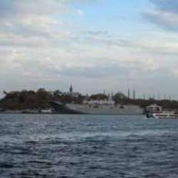 TCG Anadolu ile Ayasofya Camii aynı karede!