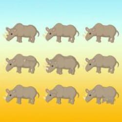 Dikkatinizin sizi yönlendireceği zeka testi: Resimde kaç gergedan olduğunu 11 saniyede deneyenlerden sadece %8'i bulabildi!