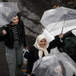 İstanbul, Ramazan Bayramı'nın ilk g&uuml;n&uuml;nde sağanak ve doluya tutuldu