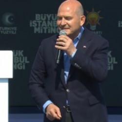 Bakan Soylu, 'Yüzyılın Mitingi'nde konuştu: Bu millet Kemal'e bay bay diyecek