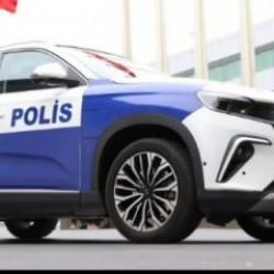 Togg polis arabası olarak ilk kez g&ouml;r&uuml;nt&uuml;lendi