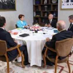 6'lı koalisyon masası genel başkanlarından ortak a&ccedil;ıklama