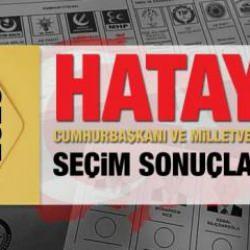 Hatay se&ccedil;im sonu&ccedil;ları a&ccedil;ıklandı! AK Parti, CHP, MHP, İYİ Parti, TİP ve Yeşil Sol Parti oy oranları