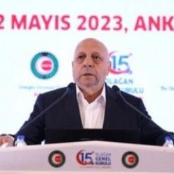 Mahmut Arslan yeniden HAK-İŞ Genel Başkanlığına seçildi