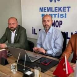 Memleket Partisi Sinop İl Teşkilatı toplu istifa etti