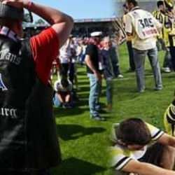Taraftar 'Bundesliga coşkusuyla' sahaya atladı! Gerçek sonradan anlaşıldı