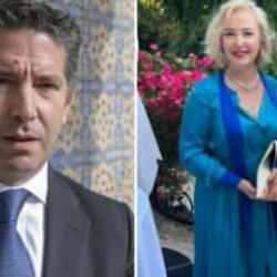 Berna La&ccedil;in'i konuk eden Paris B&uuml;y&uuml;kel&ccedil;isi Ali Onaner g&ouml;revinden alındı