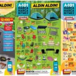A101 Aktüel 29 Haziran 2023 Kataloğu! Kamp sandalyesi, çadır, buzdolabı, elektrikli scooter