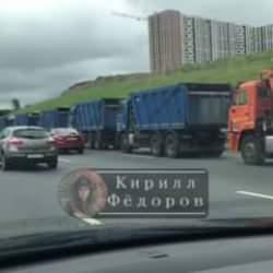 Moskova'da damperli kamyon önlemi