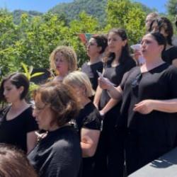 Sanat&ccedil;ı Kazım Koyuncu vefatının 18. yılında mezarı başında anıldı