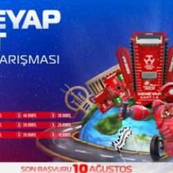  DENEYAP Kart Robolig Yarışmasına başvurular başladı! 