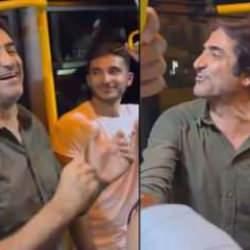 Mahsun Kırmızıg&uuml;l'den minib&uuml;ste mini konser