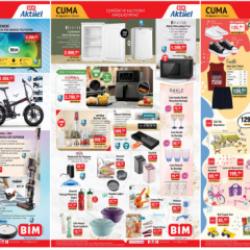 BİM 4 Ağustos Cuma aktüel kataloğu! Katlanabilir elektrikli bisiklet, şarjlı dikey düpürge