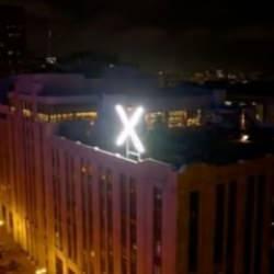 Twitter binası üzerindeki dev 'X' logosu kaldırıldı!
