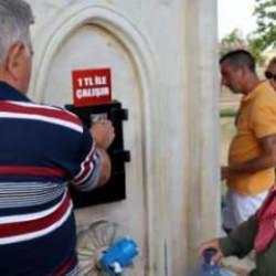 &Ccedil;eşmeler &uuml;cretli hale getirildi