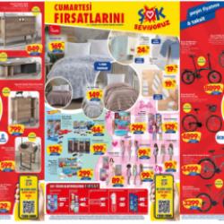ŞOK Aktüel 12 Ağustos Cumartesi Kataloğu! Klima, katlanır bisiklet, meşe ayakkabılık, dolap