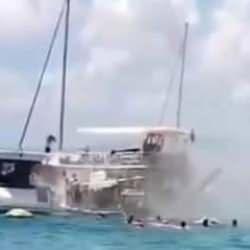 Teknede yangın dehşeti