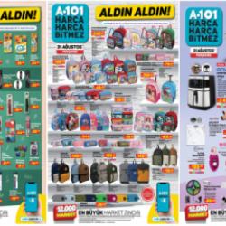 A101, 1 Eylül 2023 kataloğunu açıkladı! Kırtasiye ürünleri, okul çantası, L koltuk, airfryer